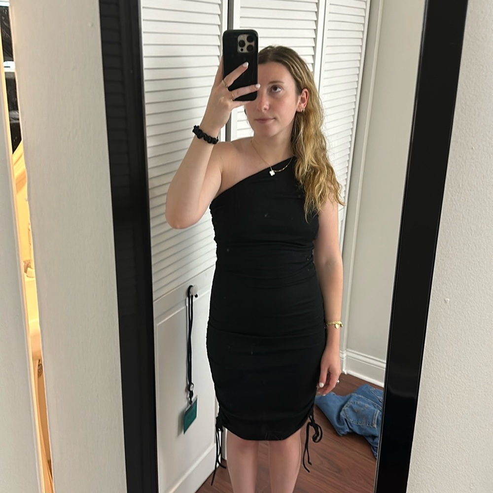 Black long dress
